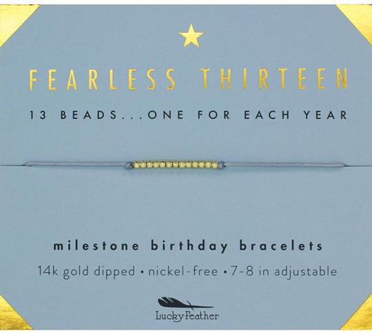 Birthday Celebration Bracelet (Ages 13, 15, 16, 18)