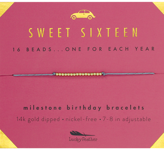 Birthday Celebration Bracelet (Ages 13, 15, 16, 18)
