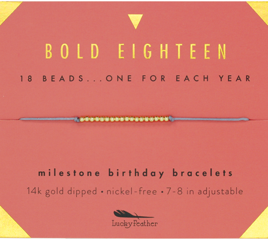 Birthday Celebration Bracelet (Ages 13, 15, 16, 18)
