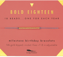 Load image into Gallery viewer, Birthday Celebration Bracelet (Ages 13, 15, 16, 18)
