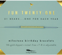 Load image into Gallery viewer, Birthday Celebration Bracelet (Ages 21, 30, 40, 50)
