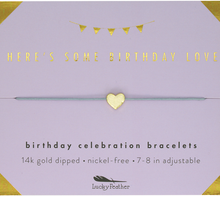 Load image into Gallery viewer, Birthday Celebration Bracelet- Some Birthday Love
