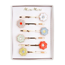 Load image into Gallery viewer, Daisy Enamel Hair Slides (set of 6)
