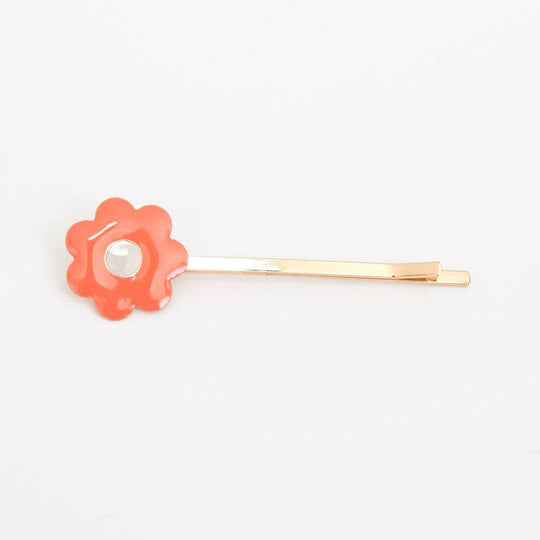 Daisy Enamel Hair Slides (set of 6)