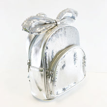 Load image into Gallery viewer, Bow Sequin Backpack - Silver
