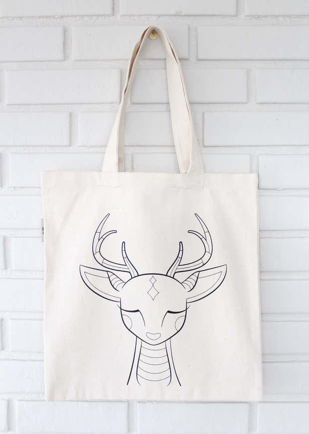 Deer Coloring Kit Tote