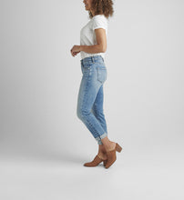 Load image into Gallery viewer, Carter Mid Rise Girlfriend Jeans (Del-mar)
