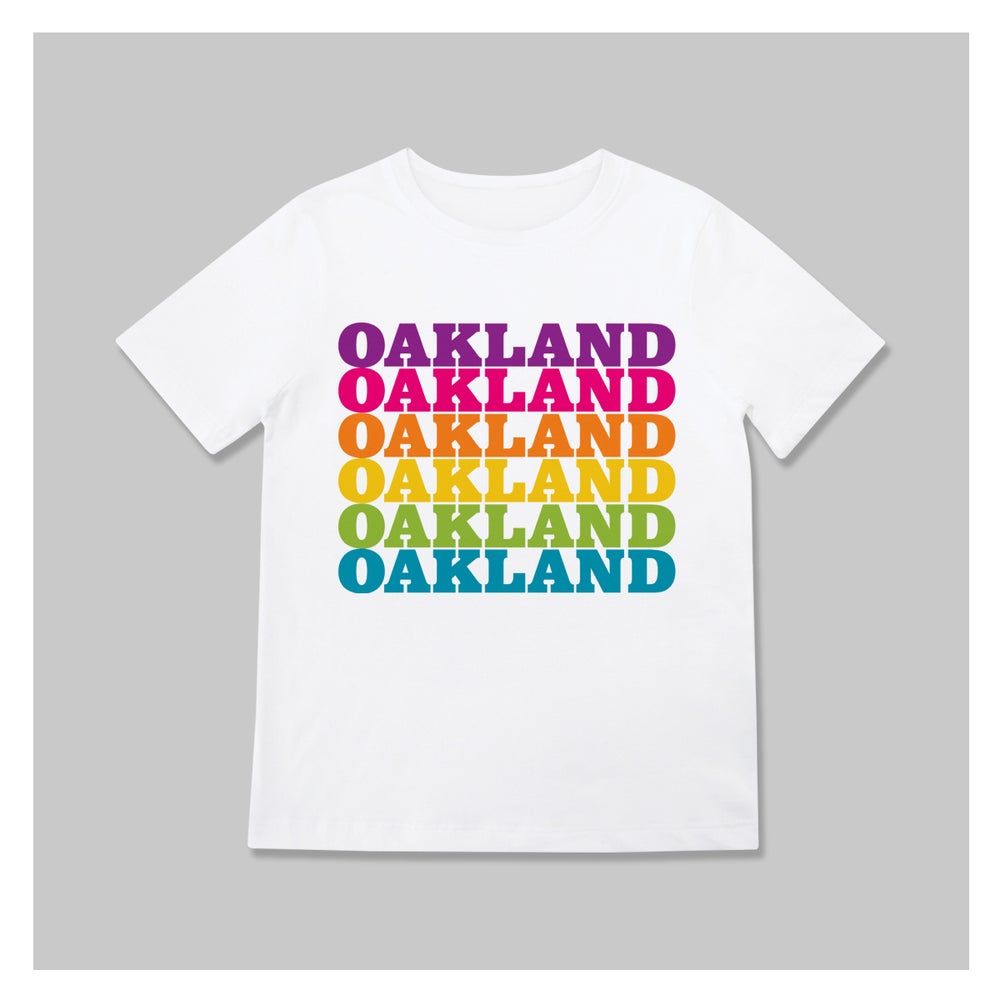 Oakland Rainbow Kids Tee (two colors)