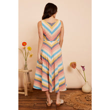 Load image into Gallery viewer, Margot Dress - Indian Summer Stripe
