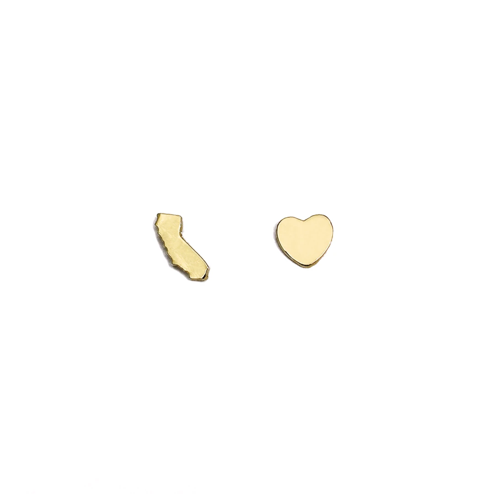 State Love Earrings - California