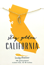 Load image into Gallery viewer, State Necklace - California
