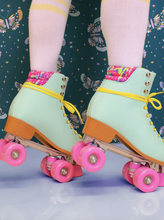 Load image into Gallery viewer, Adult Mint Quilted Roller Skates - Mint
