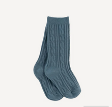 Load image into Gallery viewer, Cable Knit Knee High Socks - Several Colors
