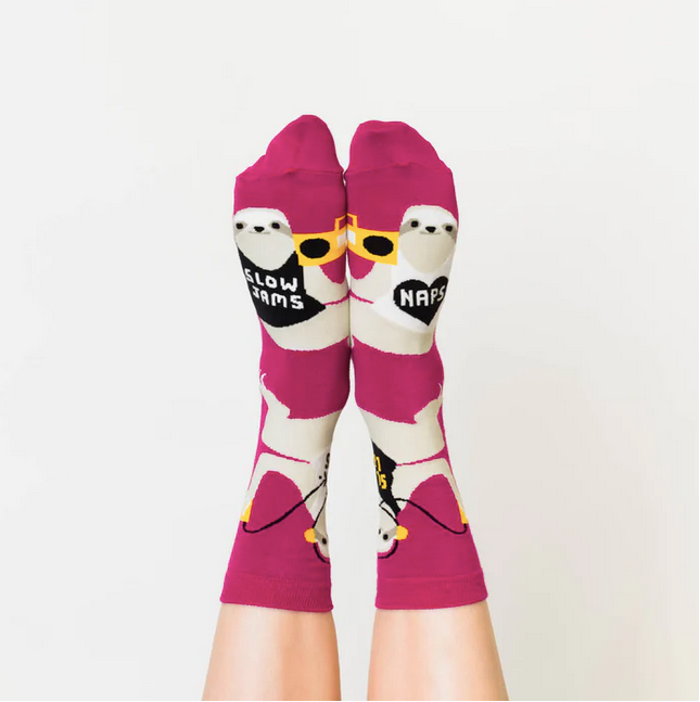 Sloth Life Crew Socks - Women's
