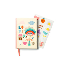 Load image into Gallery viewer, Rainbow Girl - Softcover Notebook
