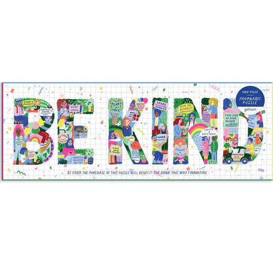 Be Kind Panoramic Puzzle