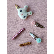 Load image into Gallery viewer, Honey Bunny Hair Clip Set (set of five)
