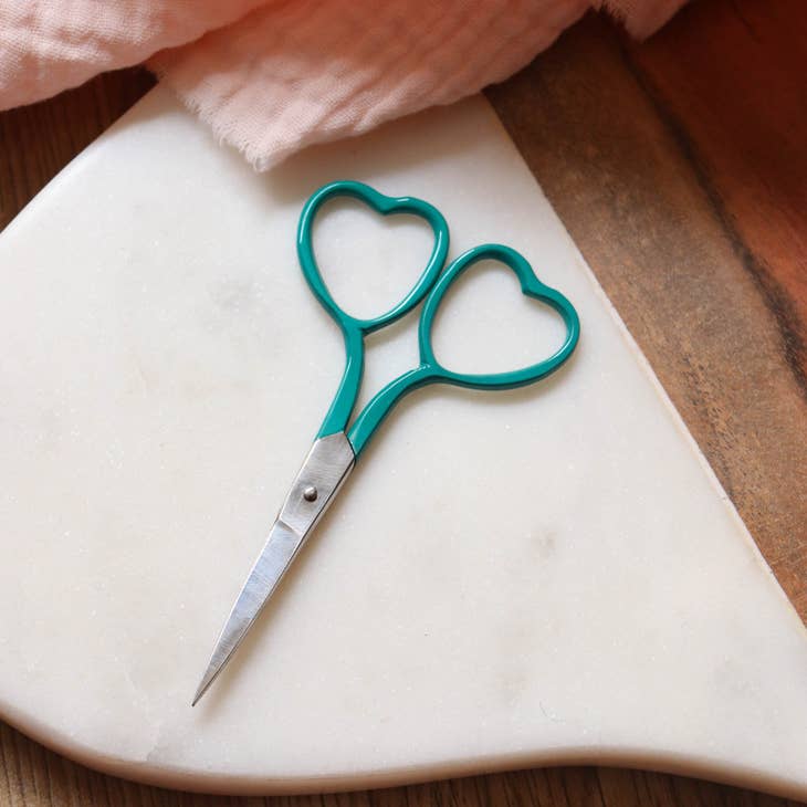 Heart Embroidery Scissors (several colors)