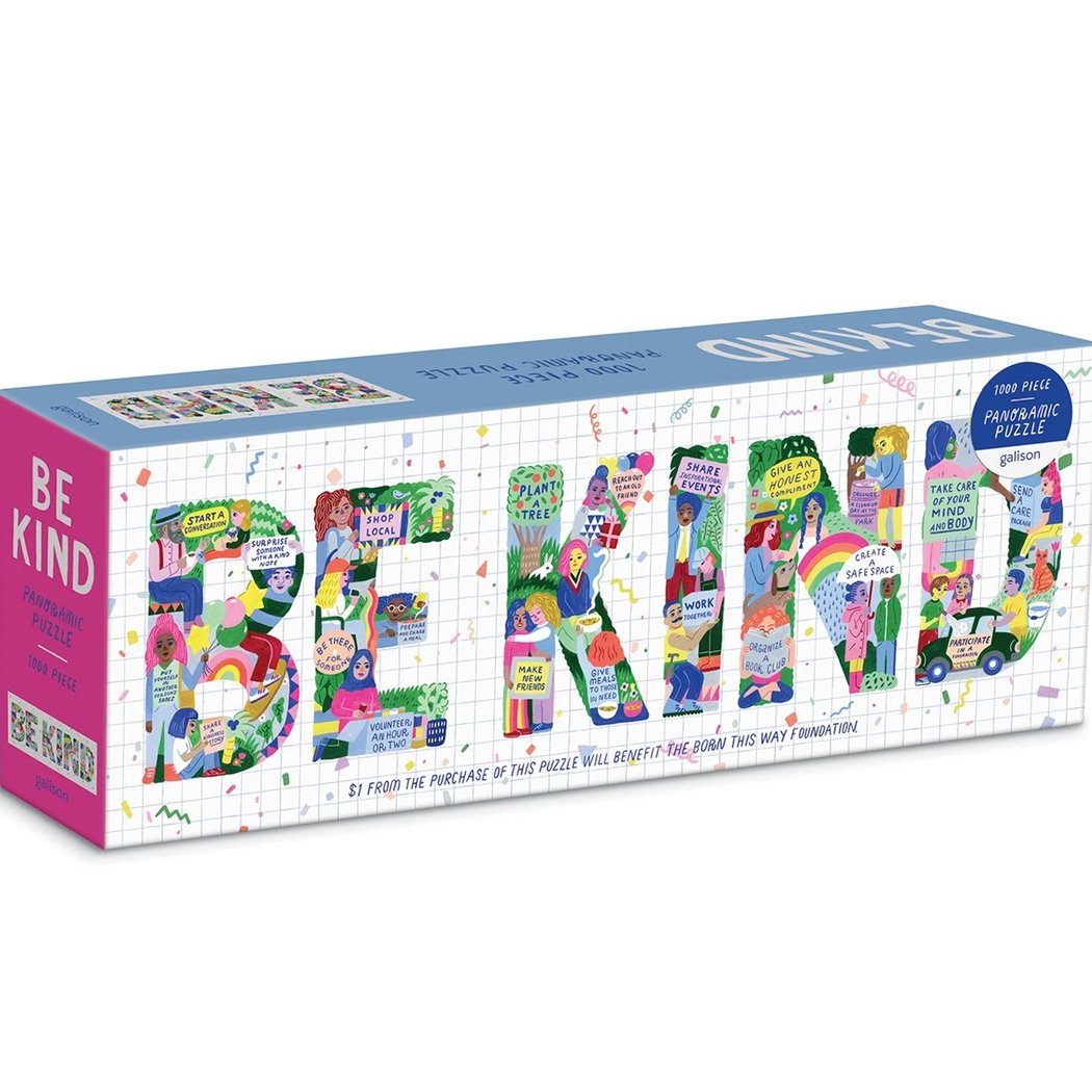 Be Kind Panoramic Puzzle
