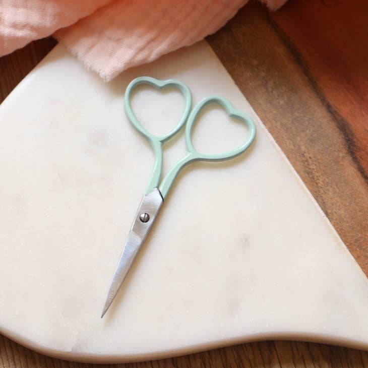 Heart Embroidery Scissors (several colors)