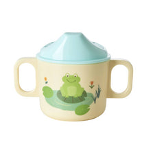 Load image into Gallery viewer, Baby Dinner Set in Gift Box Frog Print 4 pcs.
