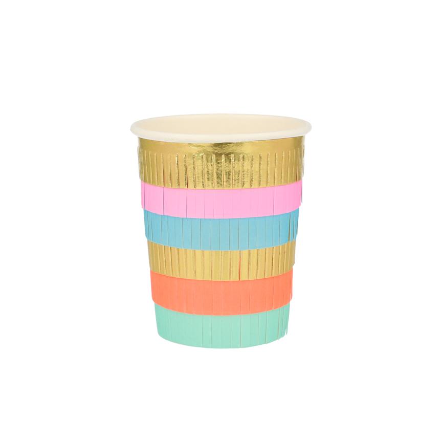 Circus Fringe Party Cups (x8)