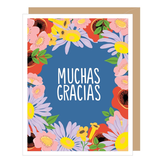 Chrysanthemum Thank You Card