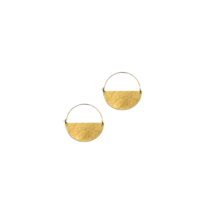 Half Moon Earrings - Two Sizes