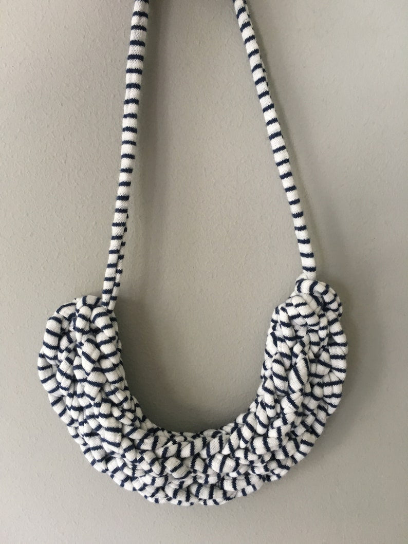 T-Shirt Yarn Braided Necklace