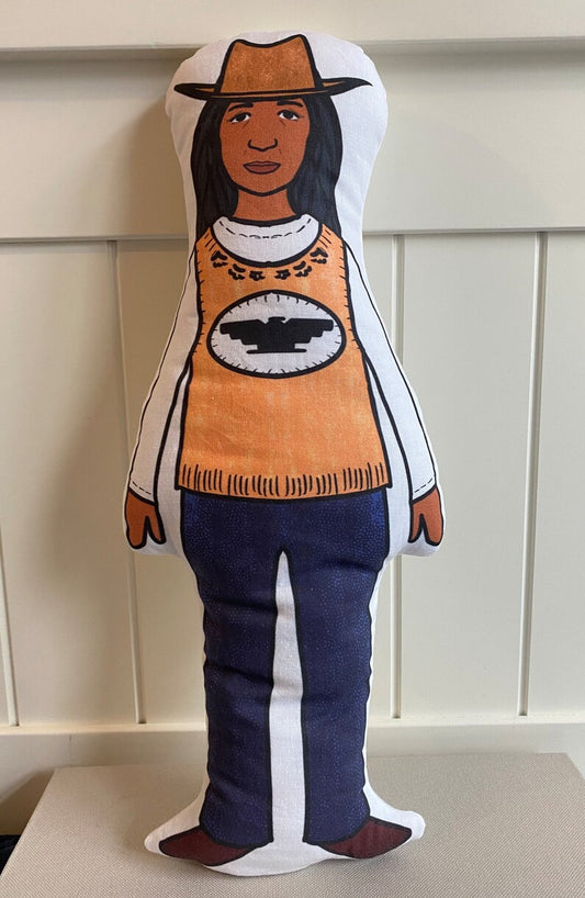 Dolores Huerta DIY Doll Fabric