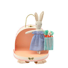 Load image into Gallery viewer, Bunny Mini Suitcase Doll
