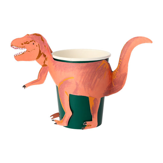 T-Rex Party Cups (x 8)