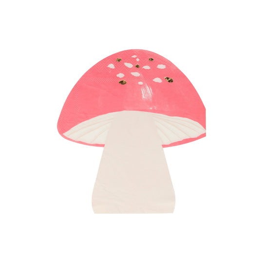 Fairy Mushroom Napkins (x 16)