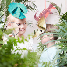 Load image into Gallery viewer, Dinosaur Kingdom Party Hats (x 8)
