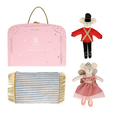 Load image into Gallery viewer, Theater Suitcase &amp; Ballet Dancer Dolls (two dolls)
