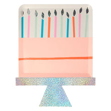 Load image into Gallery viewer, Birthday Cake Plates (x 8)
