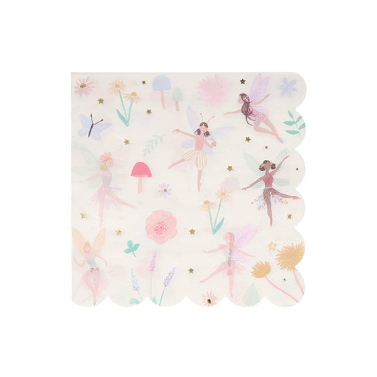 Large Fairy Napkins (x 16)