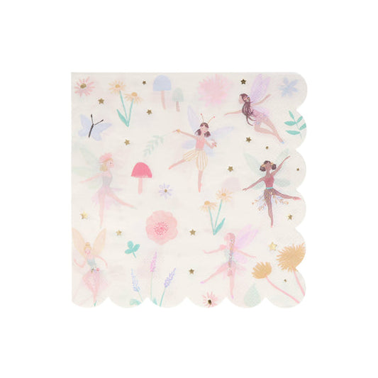Large Fairy Napkins (x 16)