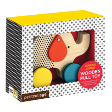 Load image into Gallery viewer, Wooden Pull Toy Jumbo Jumping Elephant
