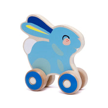 Load image into Gallery viewer, Wooden Push Toy Bunny
