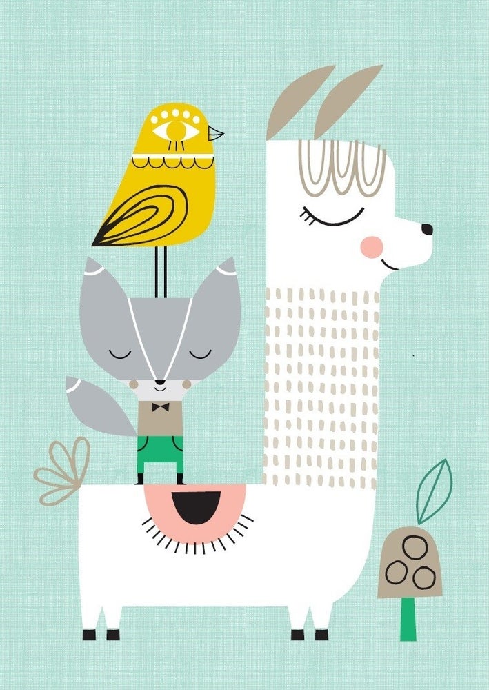 Lama and Friends Poster