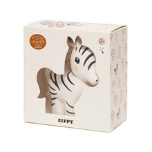 Load image into Gallery viewer, 100% Natural Rubber Toy Zippy the Zebra
